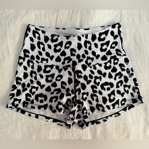 Ryderwear Booty Shorts - Snow Leopard - Size Small